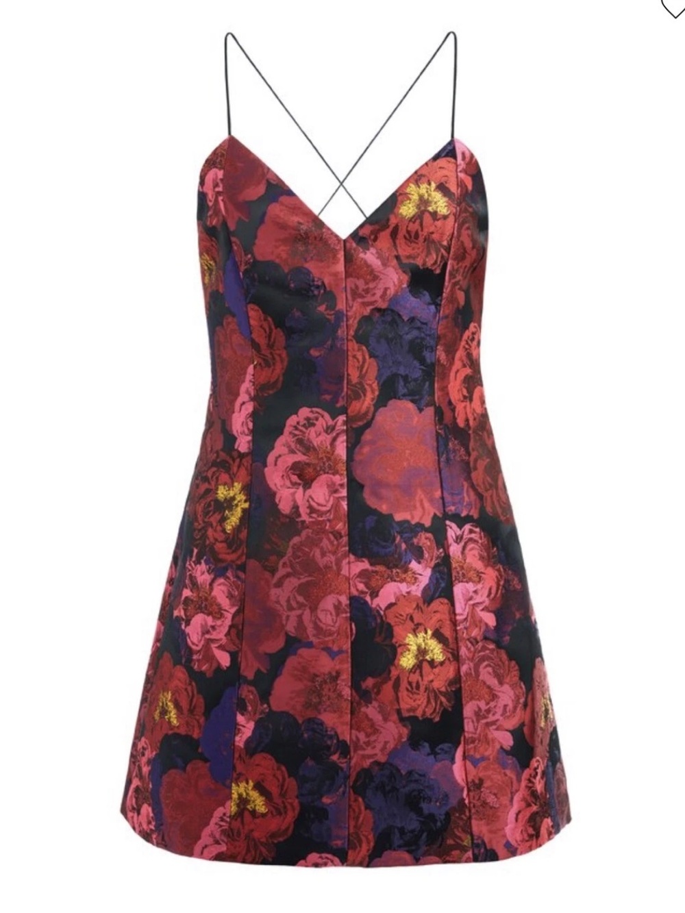 Alice + Olivia Tayla Structured Lantern Mini Dress Small